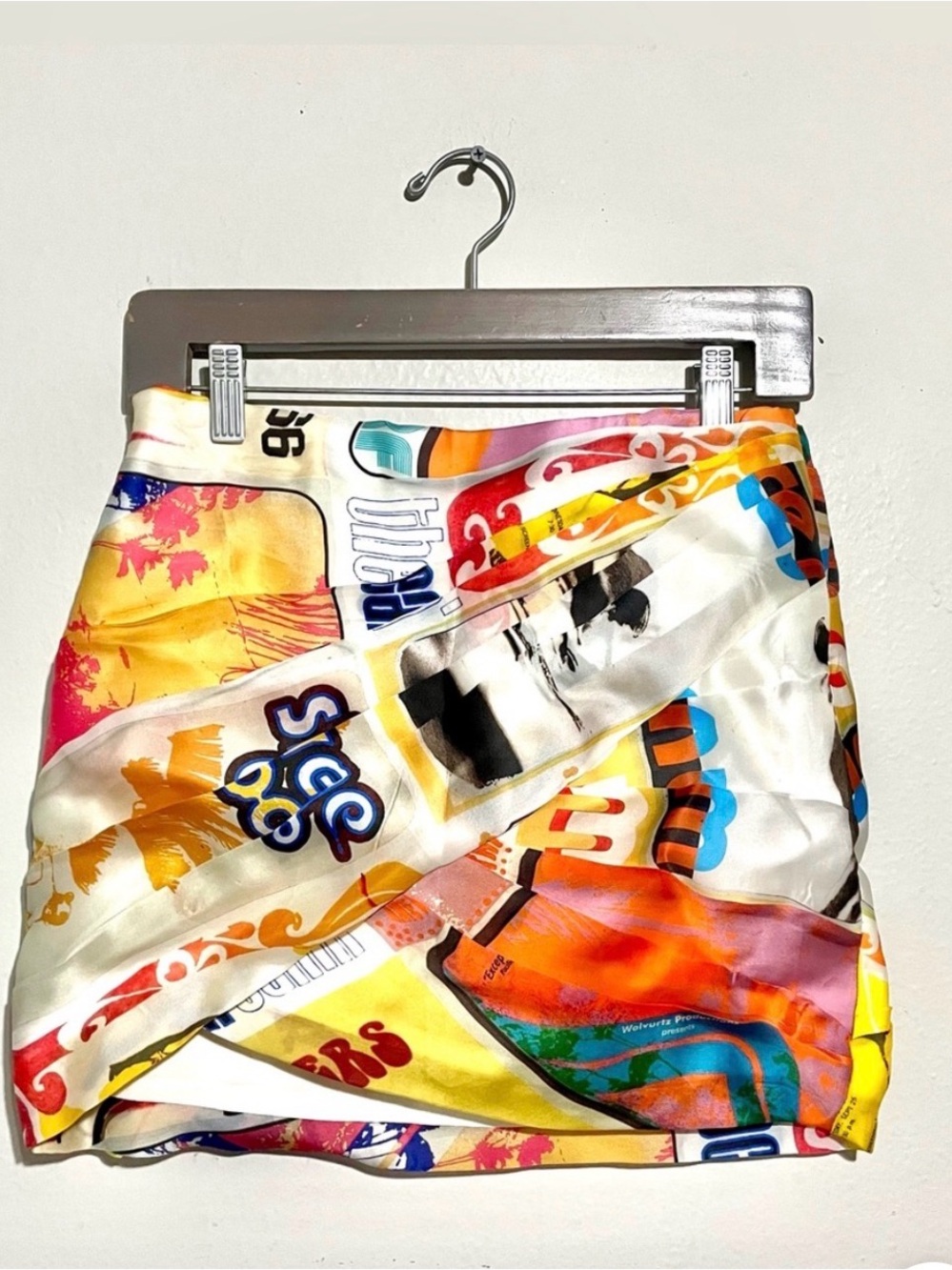 Zimmermann Multicolor Abstract Print Mini Skirt